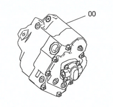 POMPE HYDRAULIQUE AVEC CLIM YD00013085 HITACHI